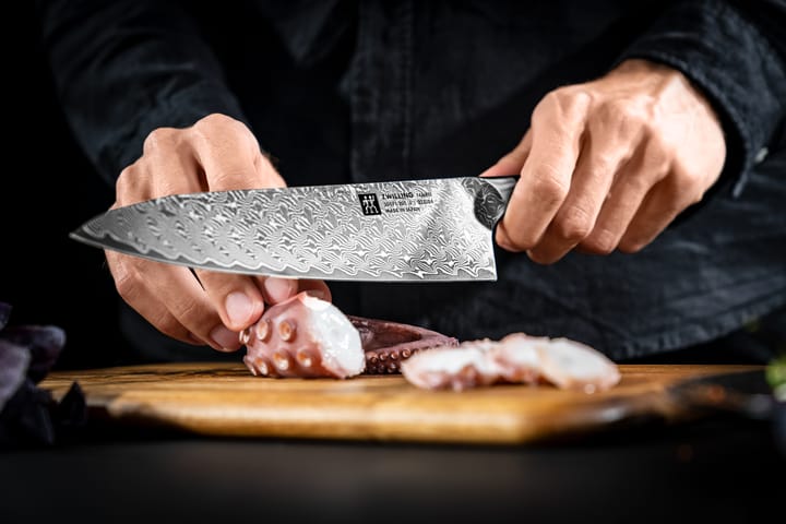 Zwilling Tanrei kokkekniv Gyutoh 20 cm, Damaskus-sort Zwilling