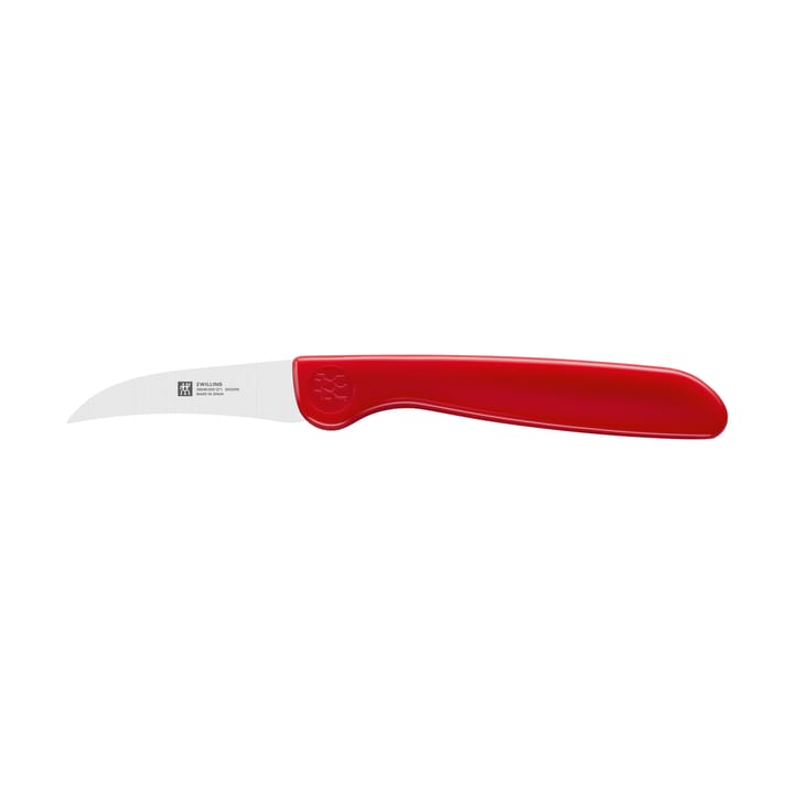 Zwilling Twin grip skrællekniv 5 cm - Rød-rustfrit stål - Zwilling