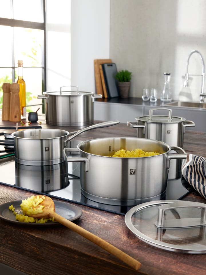 Zwilling Vitality grydesæt 3 dele, Rustfrit stål/Klar Zwilling