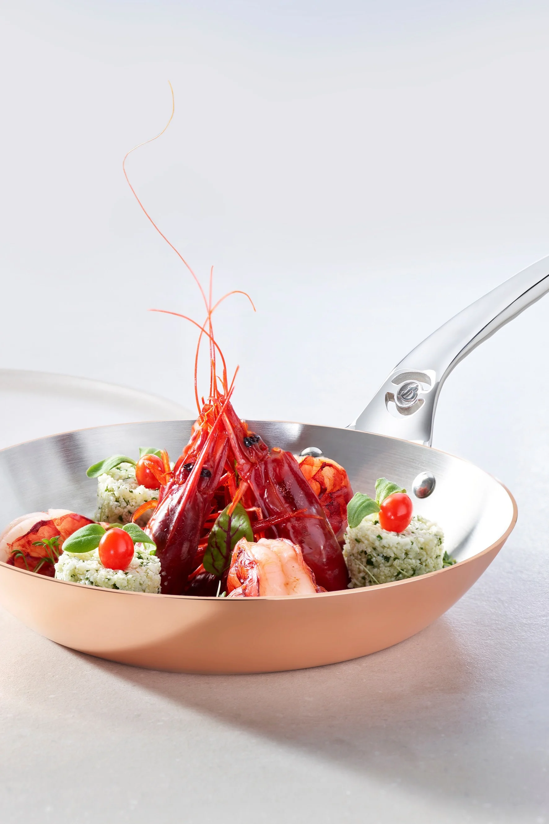 En lækker ret tilberedt i Prima Matera-panden fra De Buyer.