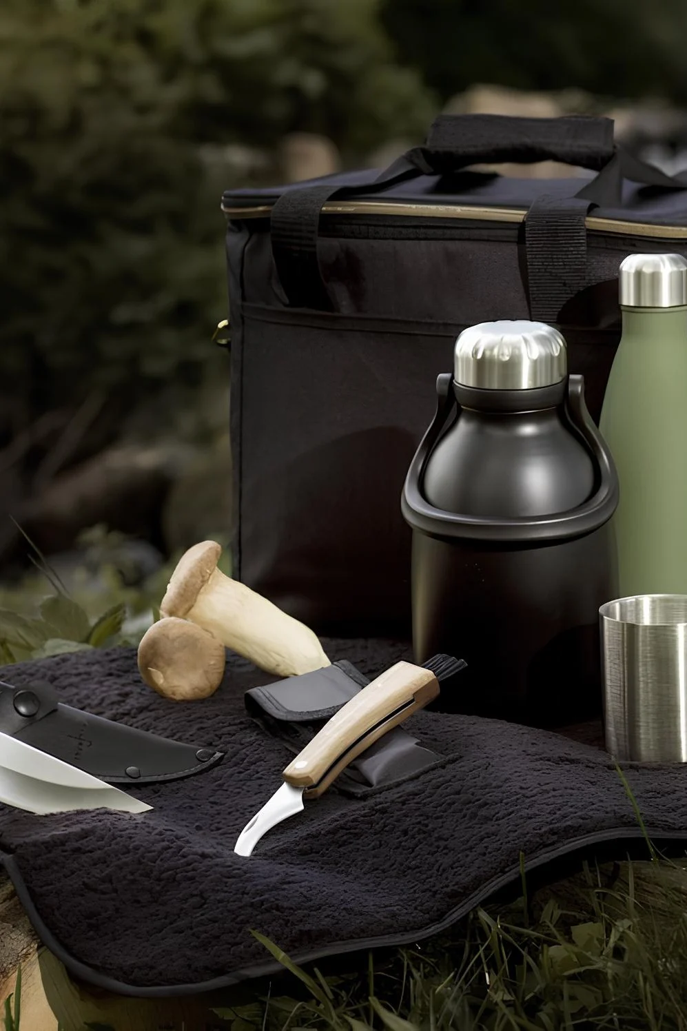 Perfekt som farsdagsgave: svampekniven med etui fra Sagaform.