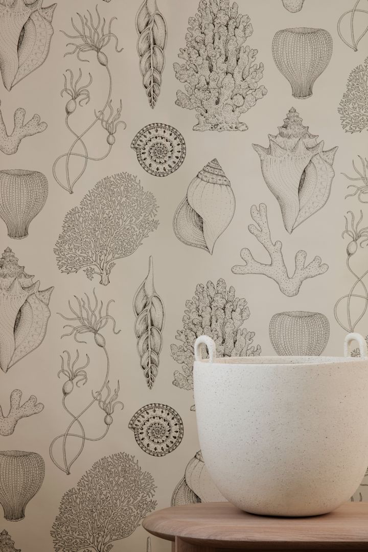 Færdigt tapet fra Ferm Living klar til at blive dekoreret i hjem du kan elske over hele verden.