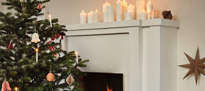 Årets julepynt 2024 fra Broste Copenhagen er lækre juledekorationer i papir.
